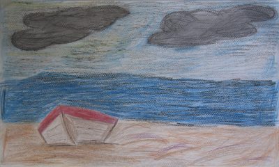 Κράσι Ανέστι, Δημ. Σχολείο Μούδρου Λήμνου, "Αχ θάλασσά μου σκοτεινή", 2o βραβείο (9-12 ετών)
